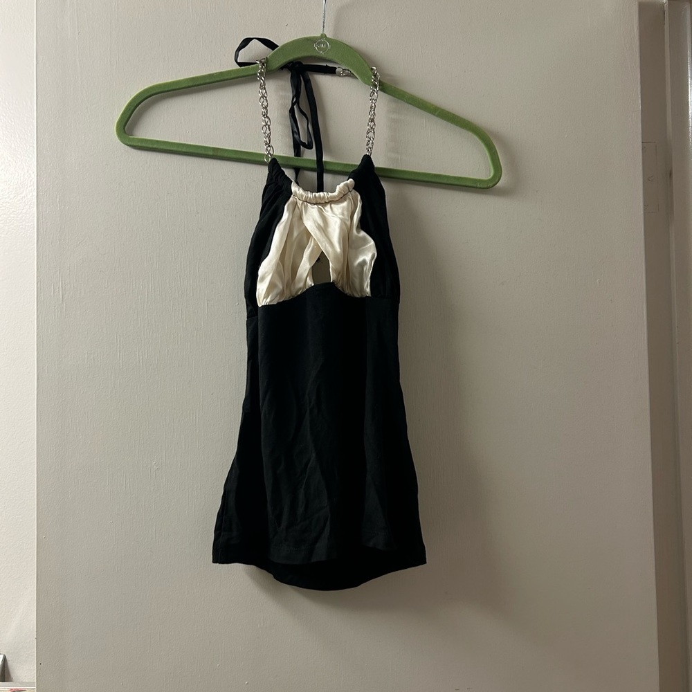 Bebe Chain Halter Top